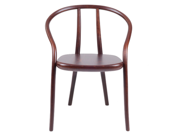 GUSTAV - Stackable beech chair with armrests by Wiener GTV Design - view 2